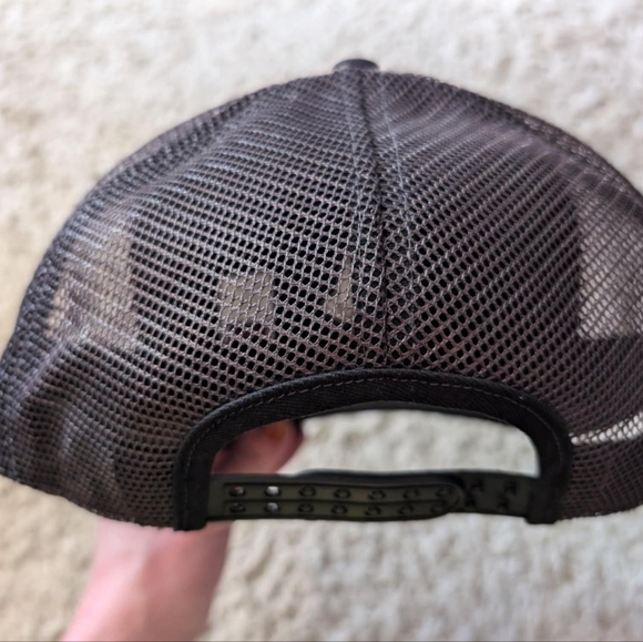Volcom y2k osfa black/blue snapback hat - Picture 2 of 5